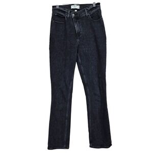 Abercrombie & Fitch 90s Slim Straight Ultra High‎ Rise Black Jeans Curve Grunge